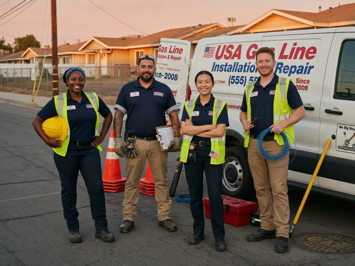 Gas Line Installation company in Hartsville, IN